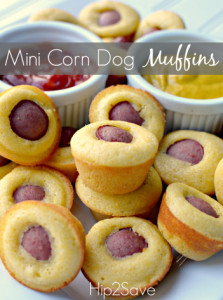 mini-corn-dog-muffins-hip2save healthy lunch alternatives