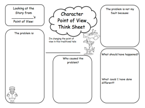 fairy tale point of view graphic organizer